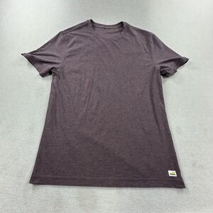 Vuori Shirt Mens Medium Purple Ponto Performance Short Sleeve Athletic Tee